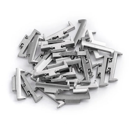 12mm stainless steel adapter for Tissot PRX series T137.407/T137.410, Super Player solid metal quick-release watch connectors