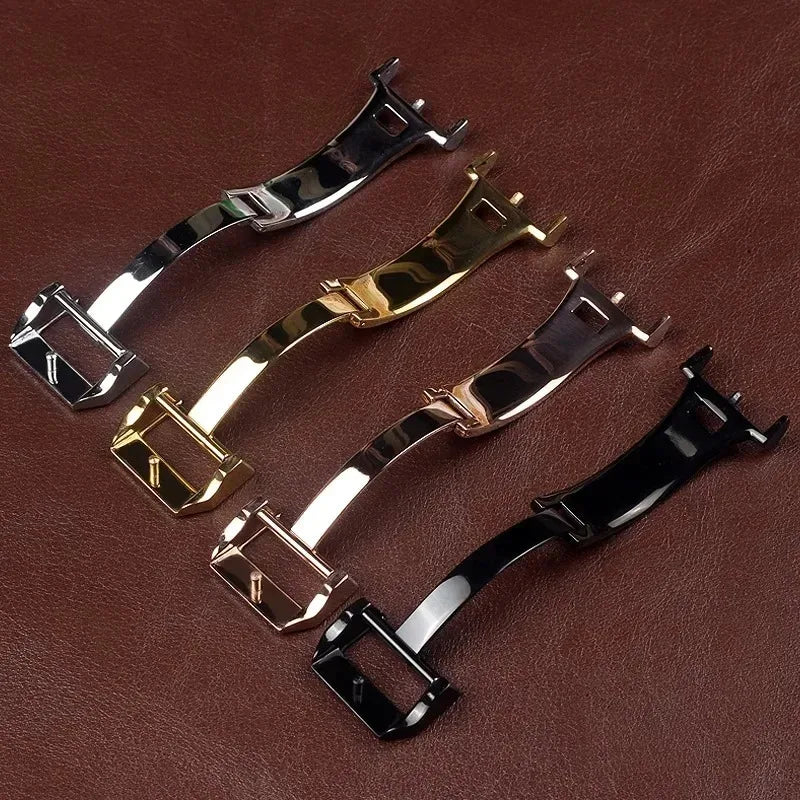 For IWC Pilots Portofino Family Stainless Steel Watch Bracelet with Folding Buckle for Men 18mm