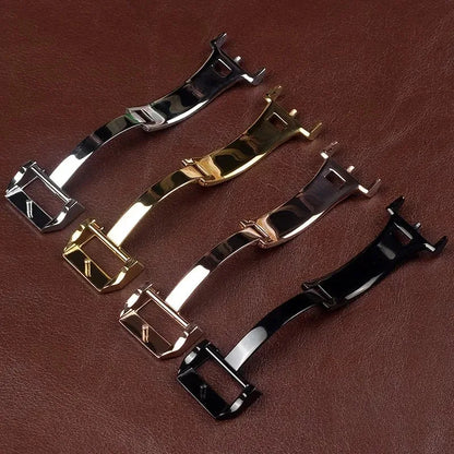 For IWC Pilots Portofino Family Stainless Steel Watch Bracelet with Folding Buckle for Men 18mm