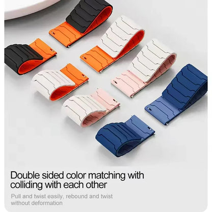 Bracelet magnétique en Silicone, 20 22mm, pour Huami AMAZFIT BIP 6 5 UNITY, pour Redmi 5 3 Active/Lite, pour Amazfit T-Rex 3 Pro 48mm