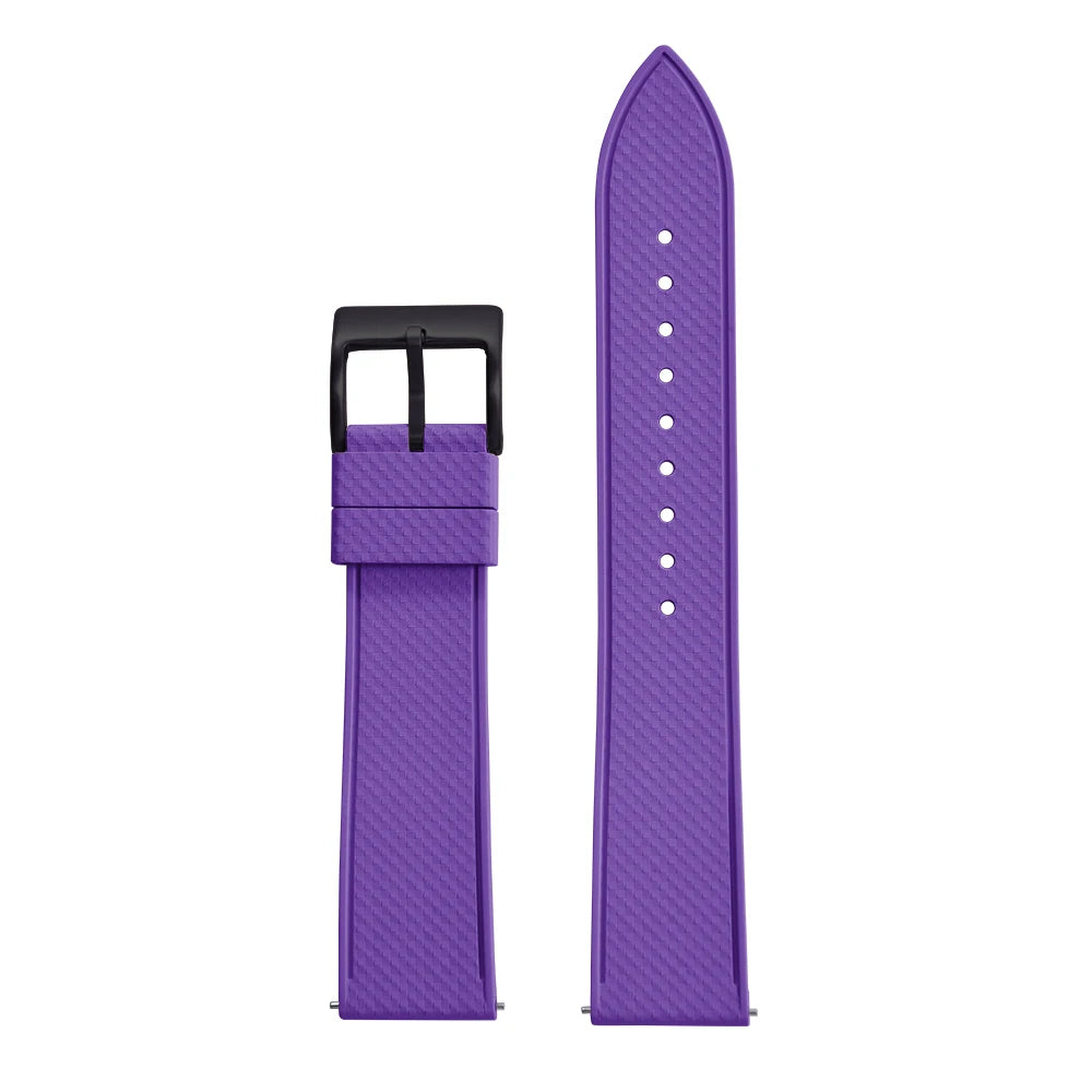 Premium FKM Rubber Watch Band 20mm 22mm Quick Release Diving Waterproof Watch Straps Soft Durable Unisex FPM Bracelets