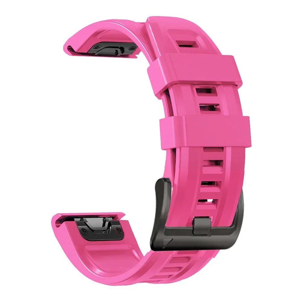 Cinturino in silicone da 22/26 mm per Garmin Fenix 5 5X Plus 6x 7 7X Pro Quatix 8 Fenix 8 Pro 47 mm 51 mm Epix QuickFit, cinturino sportivo da esterno