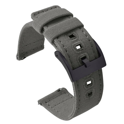 Universal Nylon Watch Strap, 20mm 22mm Quick Release Durable Retro Canvas Sport Belt for Omega Seiko Cartier