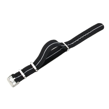 Retro Parachute Nylon Watch Strap for Rolex Tudor Biwan Omega Heuer IWC Men High-Density Knit 18 20 22mm Replacement Accessories