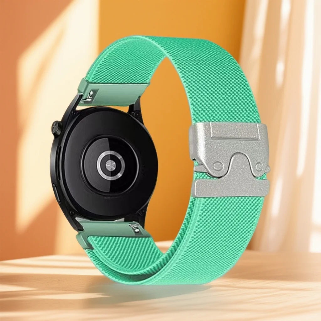 Cinturino elastico regolabile in nylon da 18mm per Casio AE1200/1300/F91W/W218/F108, cinturino di ricambio per uomo e donna