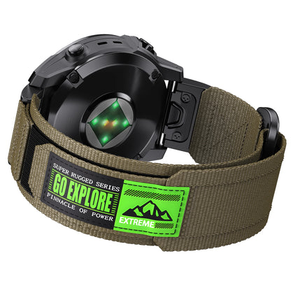 Cinturino per orologio in Velcro QuickFit da 22 mm 26 mm per Garmin Fenix E 8 7 7X 6 6X Pro 5 5X, Epix 2 Pro, Instinct 3 2, Forerunner 955 945