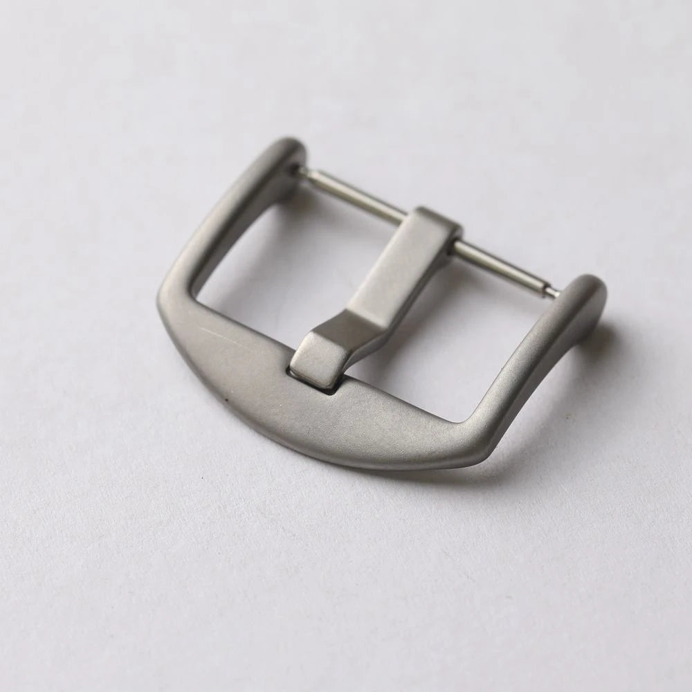 Matte 304 Stainless Steel Buckle, 18 20 22 24 26MM, Genuine Leather Rubber Watch Strap Buckle, Watch Accessory Buckle