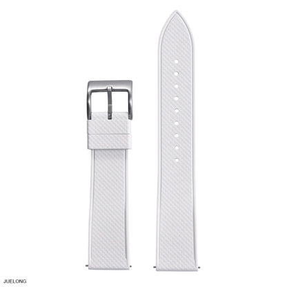 Cinturino per orologio in gomma a mosaico FKM di alta qualità, cinturini per orologio a sgancio rapido da 20 mm/22 mm, cinturino per immersioni morbido e impermeabile