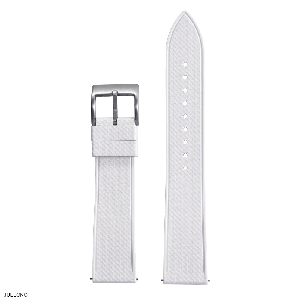 Bracelet de montre en caoutchouc mosaïque FKM de qualité supérieure 20mm 22mm bracelets de montre à dégagement rapide bracelet souple étanche de plongée