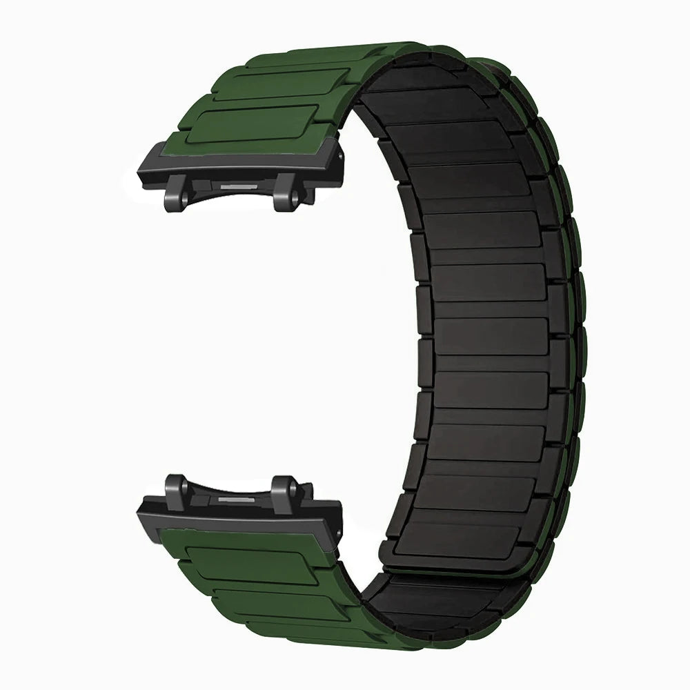 Silicone Magnetic Bracelet for Amazfit T-Rex 3 Pro, 48mm 44mm, for Huami Amazfit T Rex 3 2 1, Correa Strap