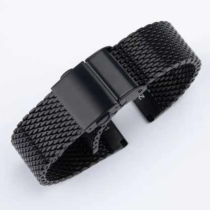 Cinturino per orologio flessibile in acciaio inossidabile 316L, 19/20/21/22mm, per Rolex Omega IWC Breitling Citizen Seiko Tissot, bracciale a maglia milanese