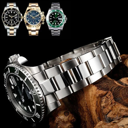 Bracelet de montre pour Rolex DAYTONA GMT SUBMARINER, accessoires de montre, Bracelet en métal, chaîne de montre en acier inoxydable 904, 20mm 21mm