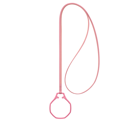 Cordon en cuir + anneau en biocéramique pour montre de poche Swatch Royal Pop, support de pendentif à accrocher au cou, cuir de veau de qualité supérieure avec surpiqûres
