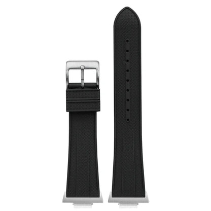 Cinturino in caucciù fluorurato per Tissot PRX Powermatic 40mm fibbia in acciaio inossidabile uomo FKM Sport impermeabile cinturino per orologio a sgancio rapido 12mm
