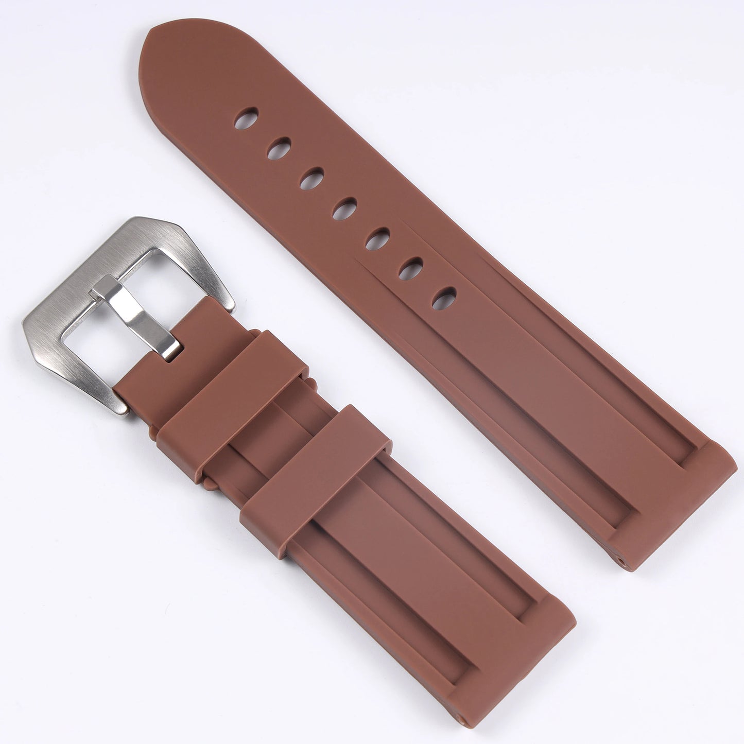 Bracelet de montre universel en silicone 20-26 mm noir jaune bleu vert rouge en caoutchouc pour Panerai Seiko Casio Huawei Samsung