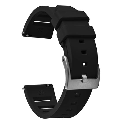 Bracelet de montre en caoutchouc fluoré FKM de qualité supérieure, à dégagement rapide, 20 mm 22 mm, bracelet de plongée souple et étanche, bracelet de remplacement pour montre