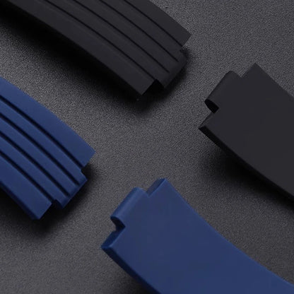 Silicone watch strap, for ORIS AQUIS 7730 7740 - 11mm or 12mm