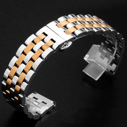 Bracelet de montre en acier inoxydable, 18 20 21 22 23 24mm, pour femmes et hommes, en métal massif, accessoires de remplacement avec outil