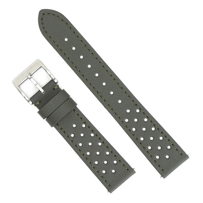 Cinturino per orologio in tessuto di vela in nylon di alta qualità 18mm 19mm 20mm 22mm cinturino da corsa rally cinturino per orologio traspirante perforato a sgancio rapido per uomo