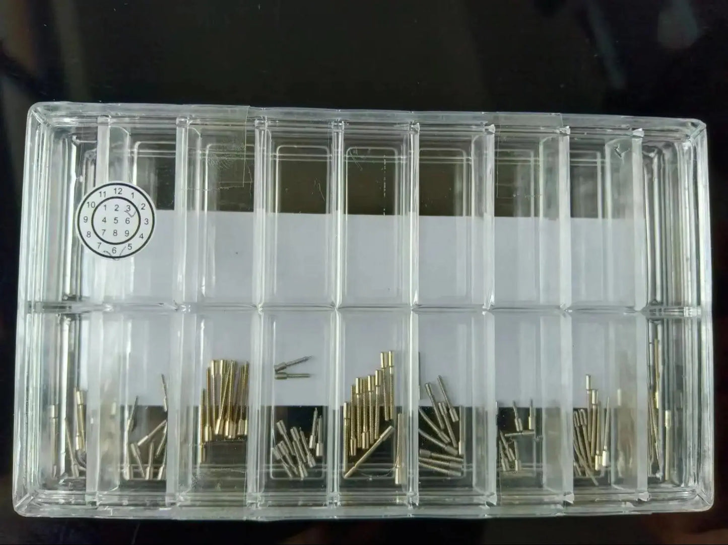 Ensemble de 90 pièces d'extension de couronne, extensions de tige de remontage de montre pour mouvement de montre, 13 tailles