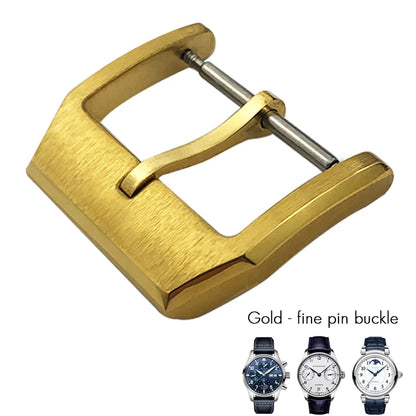 Fibbia deployante per orologio in acciaio inossidabile 316L, 18mm 20mm, adatta per IWC Big Pilot Spitfire, cinturino in pelle, chiusura deployante, strumenti gratuiti