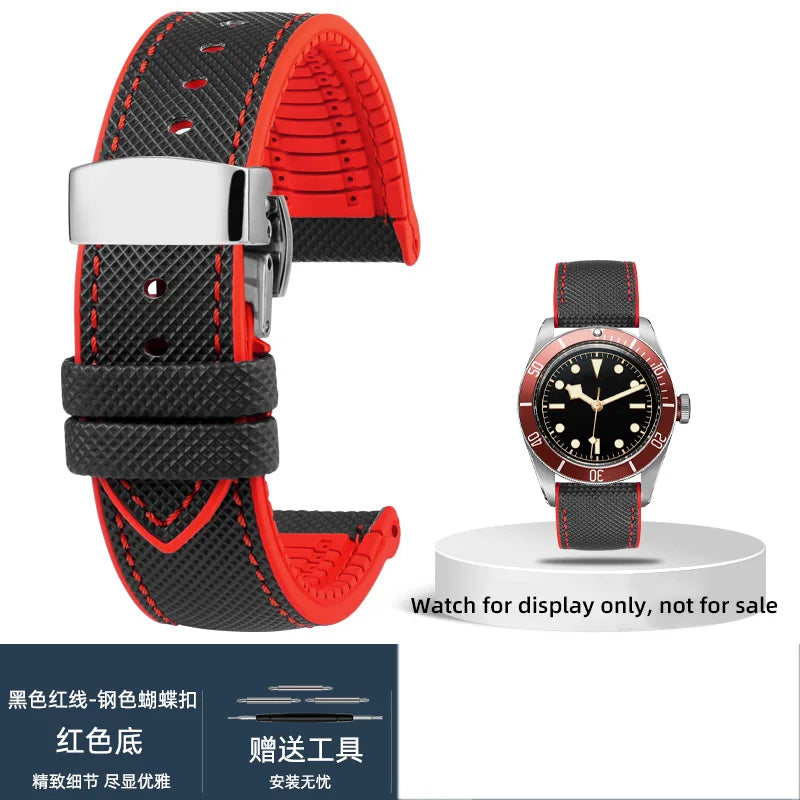Per Casio Swordfish MDV-106 Marlin MDV106 Cinturino MDV107 MTPVD01 Cinturino in gomma Ghost Water 5374 Cinturino 22mm Cinturino sportivo