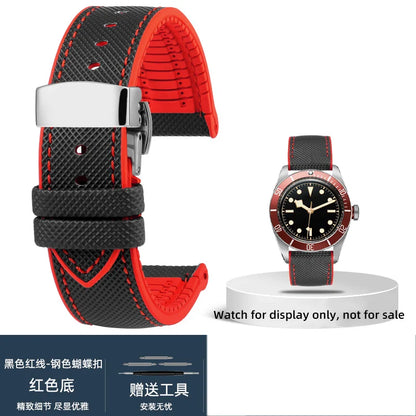 Per Casio Swordfish MDV-106 Marlin MDV106 Cinturino MDV107 MTPVD01 Cinturino in gomma Ghost Water 5374 Cinturino 22mm Cinturino sportivo