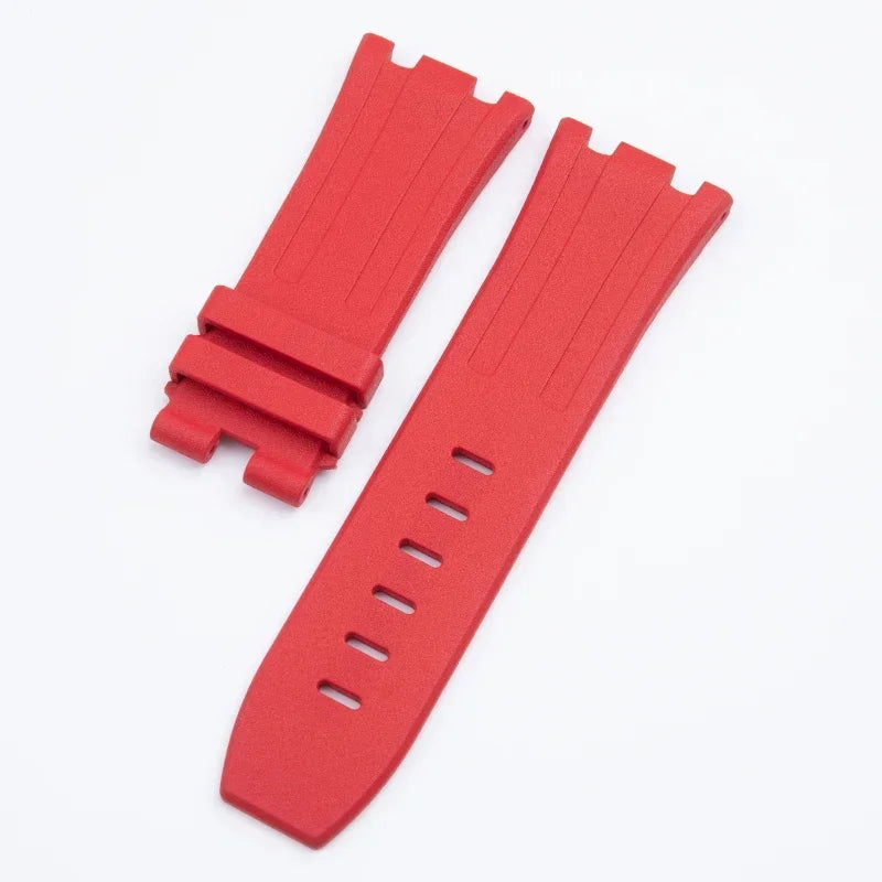 Bracelet de montre en caoutchouc FKM souple de 28mm, adapté au bracelet de montre AP Audemars Piguet, cadran de 42mm, boucle à ardillon 15703 15710