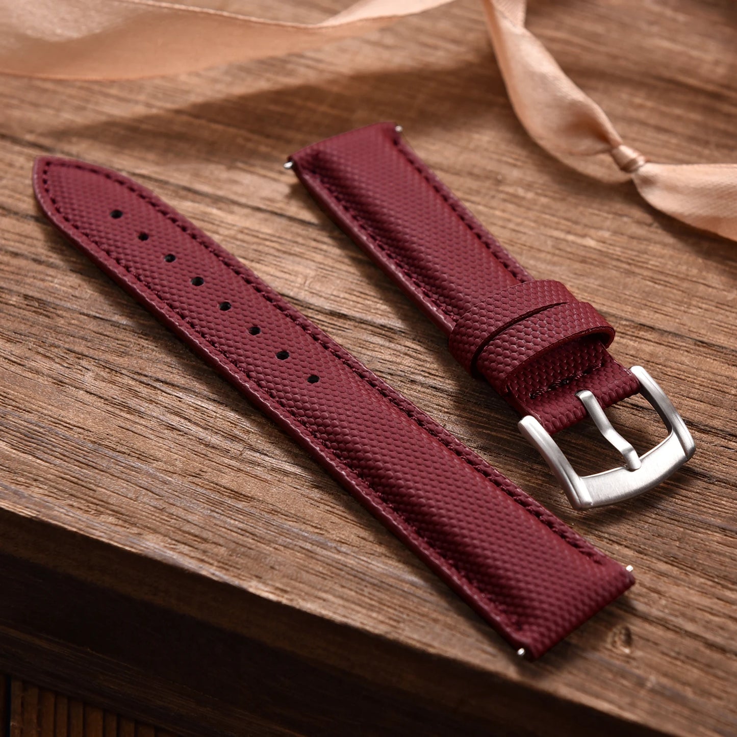 Cinturino per orologio in nylon Sailcloth 18 19 20 22 mm, cinturino in pelle a sgancio rapido per Omega Seiko Tissot, cinturino universale