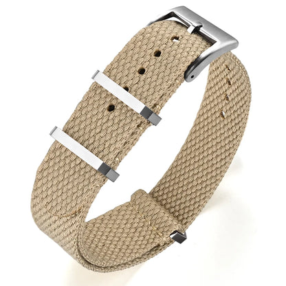 Premium Quality Linen NATO Strap, 20mm 22mm, for OMEGA SEIKO, Sport Woven Nylon Watch Band, Soft Replacement Strap for Men and Women