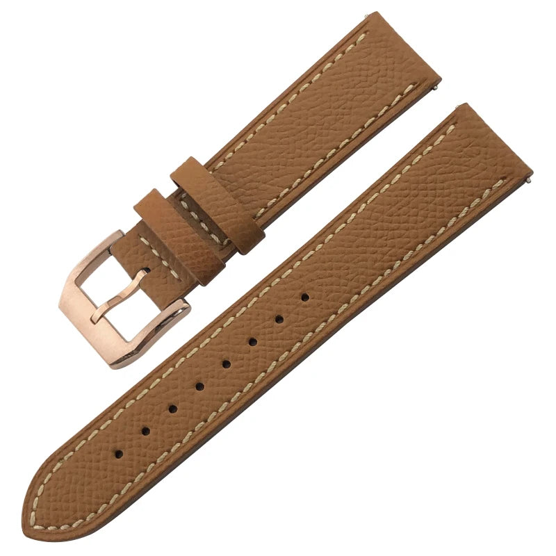 Bracelet de montre en cuir de vache véritable à dégagement rapide, 20mm 21mm 22mm, pour IWC Pilot Oris Hamilton MIDO SEIKO SKX 5 Rolex