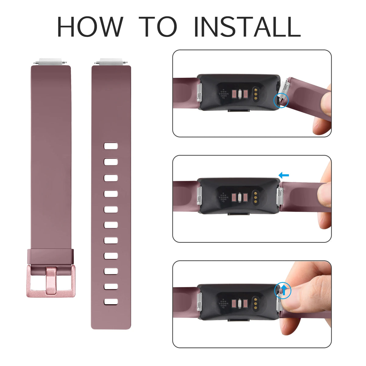 Bracelet en TPU souple pour Fitbit Inspire 1/Inspire 2/Inspire HR, Bracelet de montre pour Fitbit Inspire ACE 2, remplacement du bracelet
