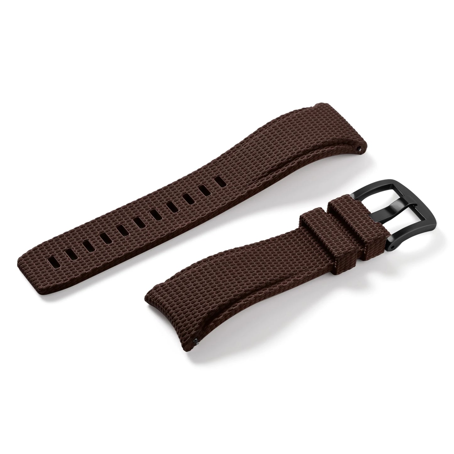 Bracelet de montre sport universel en caoutchouc fluoré FKM incurvé 20 mm 21 mm 22 mm à libération rapide pour Longines Omega Casio Seiko