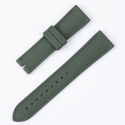 Cinturino per orologio in gomma fluorurata FKM di alta qualità, 18/19/20/21/22/23/24mm, per uomo e donna, per Longines/Tissot Rolex Diver, cinturino universale F