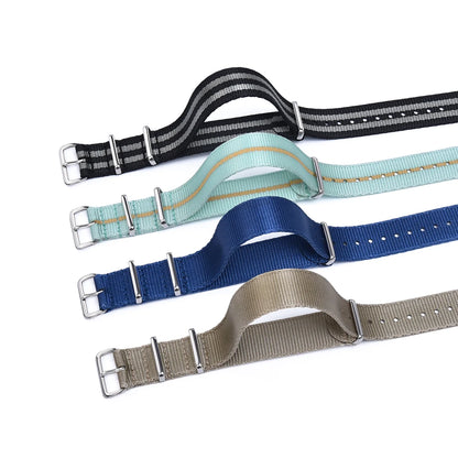Nouveau Sangles de ceinture de sécurité en Nylon 20mm 22mm Type universel sport pour nouveau matériel bracelets de montre en Nylon Oula