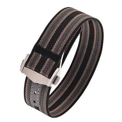Canvas and Nylon Watch Strap, 18-20-22mm, for Omega X Swatch MoonSwatch for Seiko Men Women Sport, Waterproof, Folding Buckle