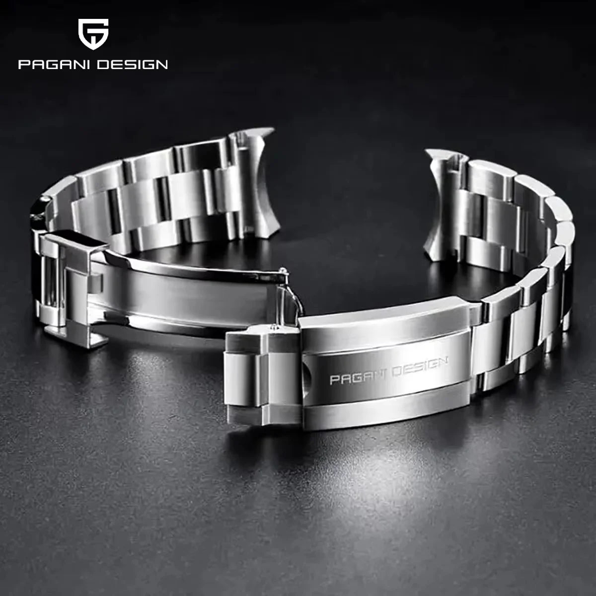 PAGANI-Cinturino per orologio in acciaio inossidabile, Jubilee, Uco Original, PD1661, PD1662, PD1651, SION L, Larghezza 20mm, Lunghezza 220mm