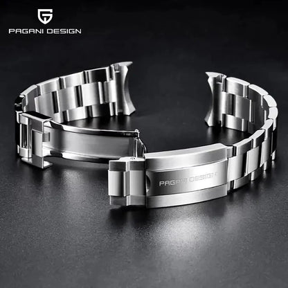 PAGANI-Cinturino per orologio in acciaio inossidabile, Jubilee, Uco Original, PD1661, PD1662, PD1651, SION L, Larghezza 20mm, Lunghezza 220mm