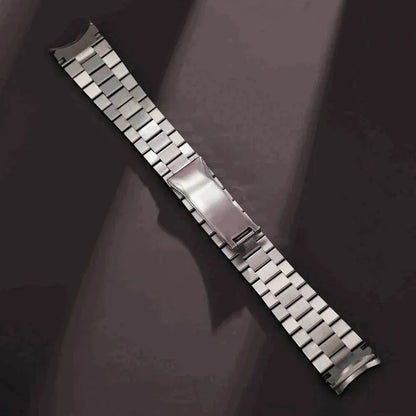 Bracelet de montre 20mm, extrémité incurvée, adapté au bracelet de montre Rolex en acier inoxydable 316L, président en acier inoxydable massif