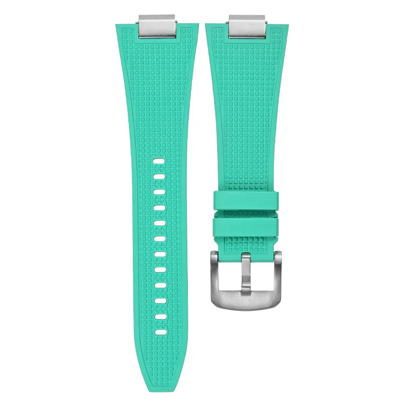 Bracelet de montre en Silicone 27mm pour Tissot PRX, Bracelet de montre FKM de haute qualité pour hommes