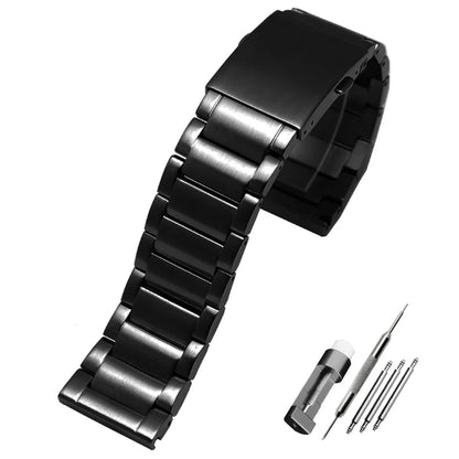 Bracciale in acciaio inossidabile con estremità liscia, cinturino in metallo massiccio 22 24 26 28 mm per Diesel DZ4209 DZ4215 DZ1844