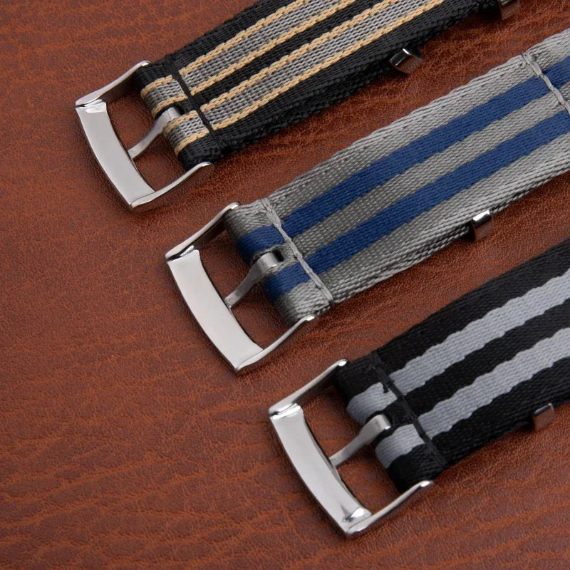 Accessori per bracciale orologio in nylon ad alta densità, 20mm 22mm, per Longines Omega Seamaster 007 TAG HEUER Tudor Rolex