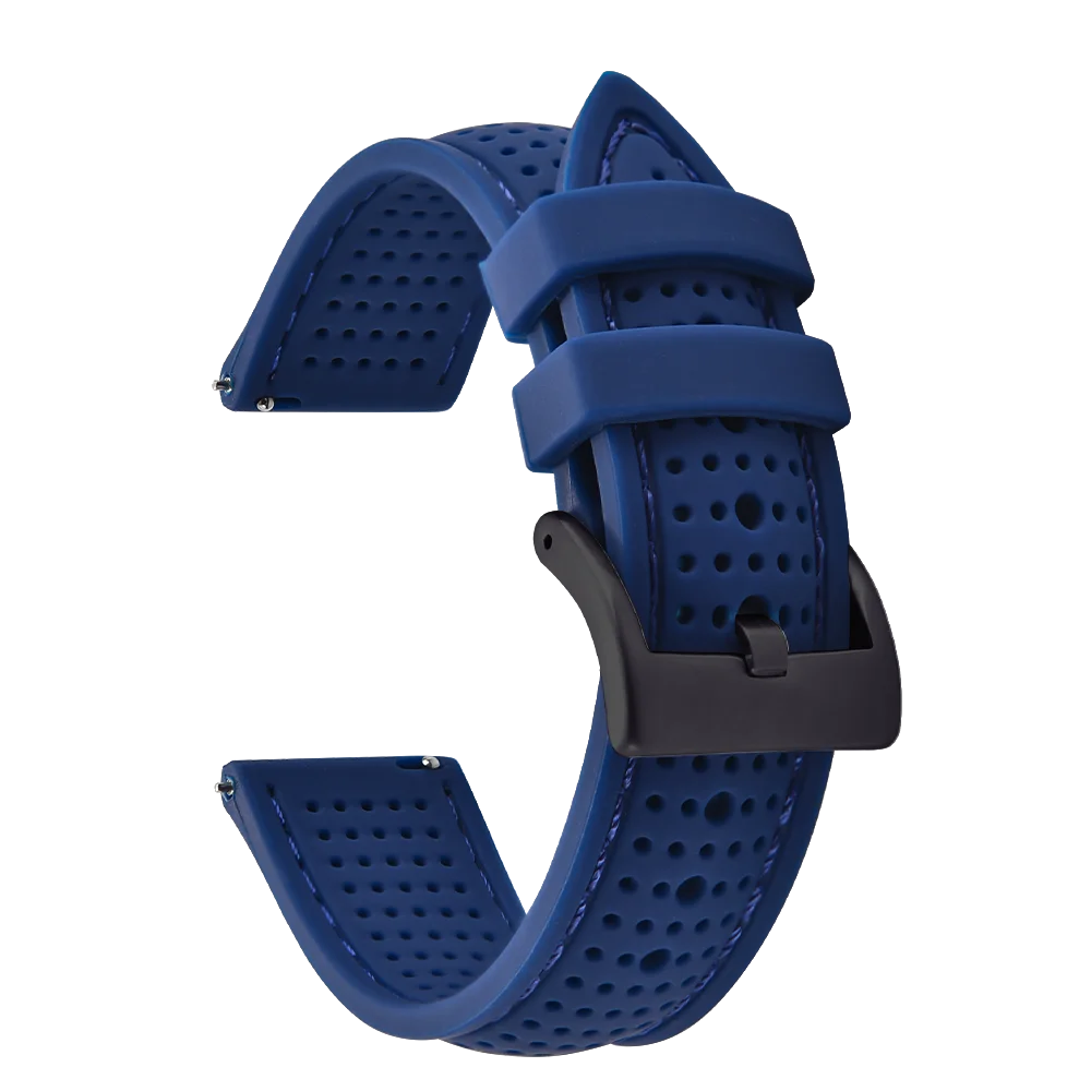 Bracelet de Sport en Silicone pour hommes, 18mm 20mm 22mm, en caoutchouc étanche, bracelet de remplacement pour Samsung S3 Huawei Watch GT2 46mm Amazfit GTR