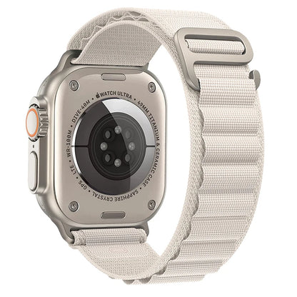 Bracelet à boucle alpine pour Apple watch Ultra 3 2 bandes 49mm 45mm 44mm 40mm 41mm 46mm 42mm Bracelet iWatch série 11 10 SE 9 8 7 6 5 4