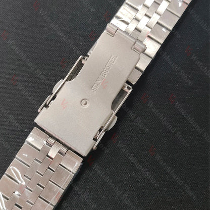 Bracelet en acier inoxydable massif pour hommes, 18mm 19mm 20mm 21mm 22mm 24mm, pour Seiko SKX pour Bracelet jubilé, extrémité incurvée, accessoires de montre