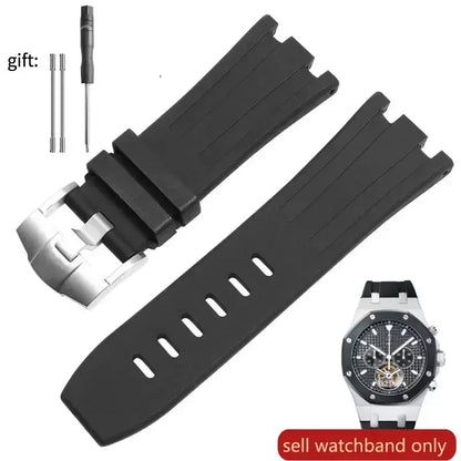 Pour AP Audemars et Piguet 15703 Royal Oak Offshore série étanche en caoutchouc Silicone bracelet de montre 28mm accessoires de montre hommes