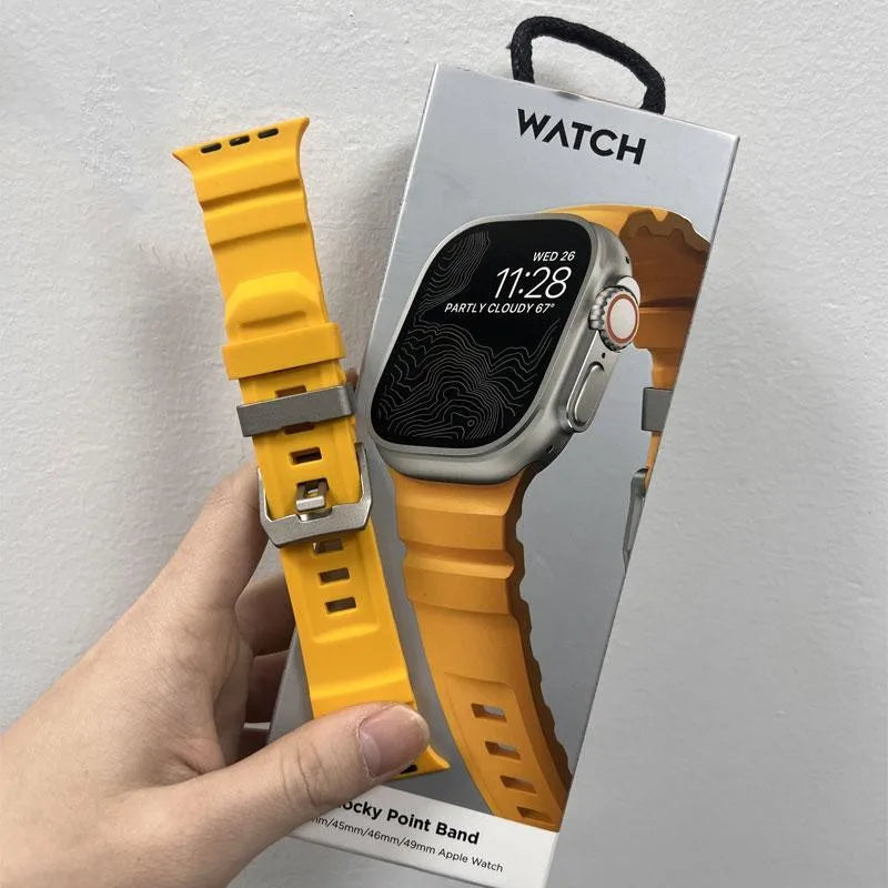 Bracelets sportifs pour Apple Watch SE Series Ultra 11/10/9/8/7/6/5/4/3/2/1, 49 mm, 46 mm, 45 mm, 44 mm, 42 mm, Sport
