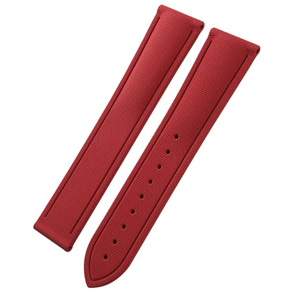 Quick Release FKM Fluoro Rubber Watch Strap for Omega Seamaster AT150 Breitling Seiko 5 Longines Oris 20mm 21mm 22mm