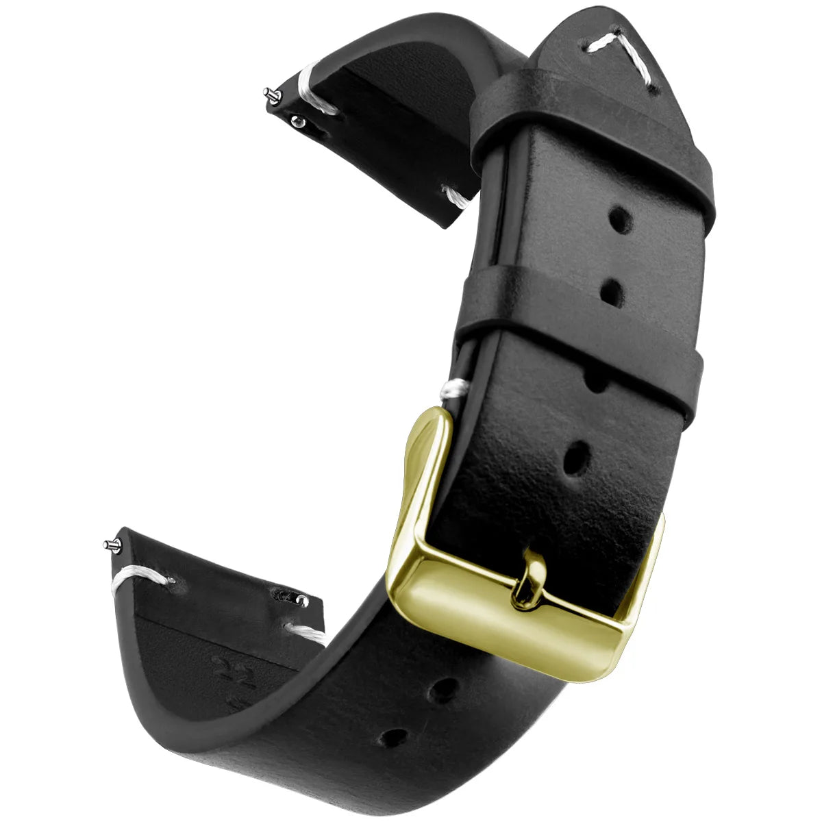 Bracelet de montre en cuir véritable de cire, bracelets de montre à dégagement rapide 18mm/19mm/20mm/21mm/22mm/24m, pour Samsung, Seiko, Oris, montre citoyen