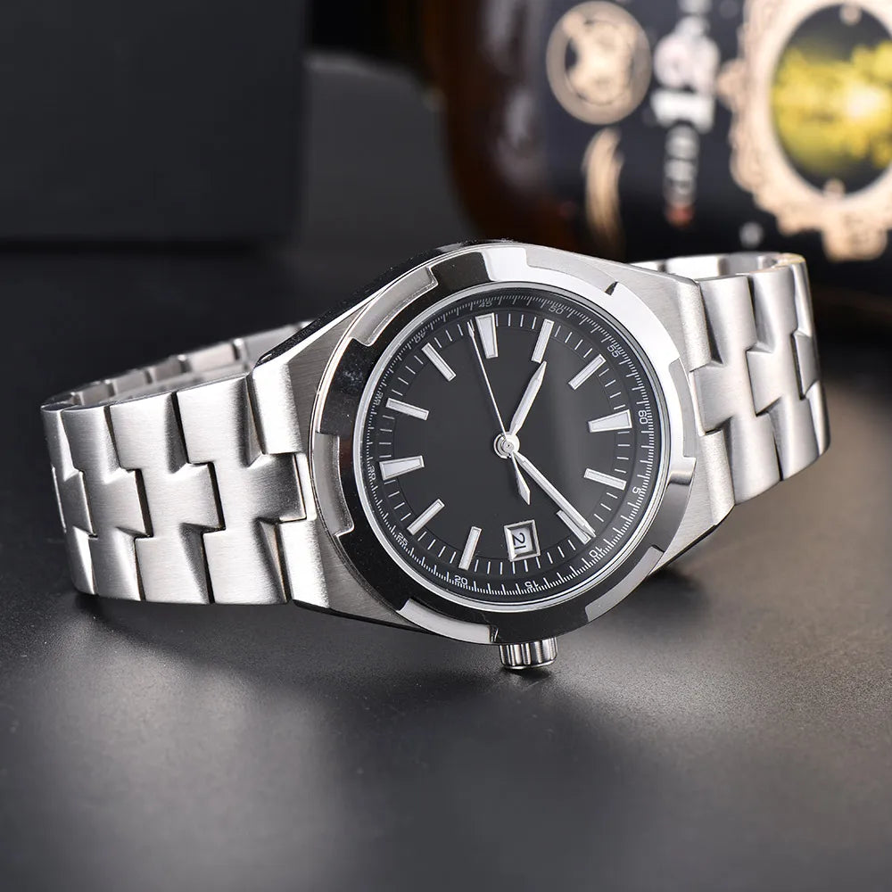 Men's 41mm NH35 watch with fully automatic movement, sapphire crystal, night light, waterproof, casual business watch
